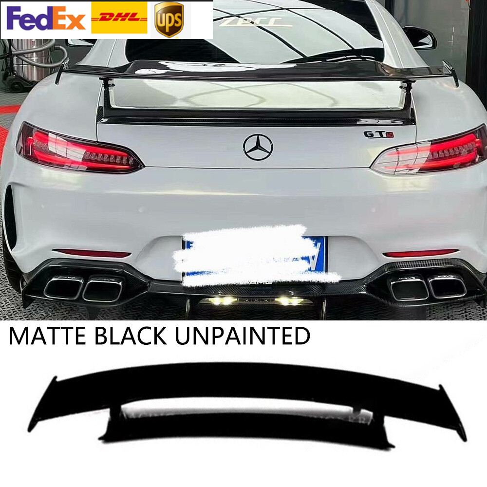For Mercedes Benz AMG GT GTS 2016+ Glossy Black GT Wing Rear Spoiler GTR Style For Mercedes Benz AMG GT GTS 2016+ Glossy Black GT Wing Rear Spoiler GTR Style