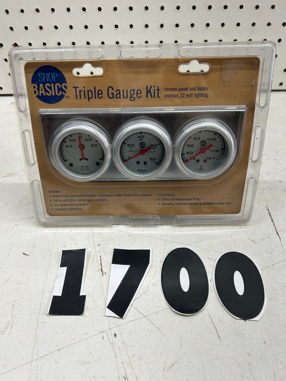 Shop Basics Triple Gauge Kit Shop Basics Triple Gauge Kit