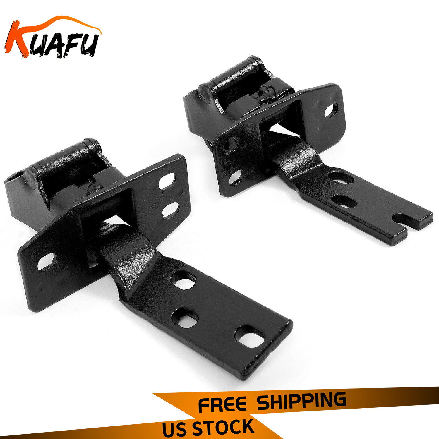 KUAFU Door Hinges Upper & Lower Left Driver Side For 1947-54 Chevy Pickup Truck KUAFU Door Hinges Upper & Lower Left Driver Side For 1947-54 Chevy Pickup Truck