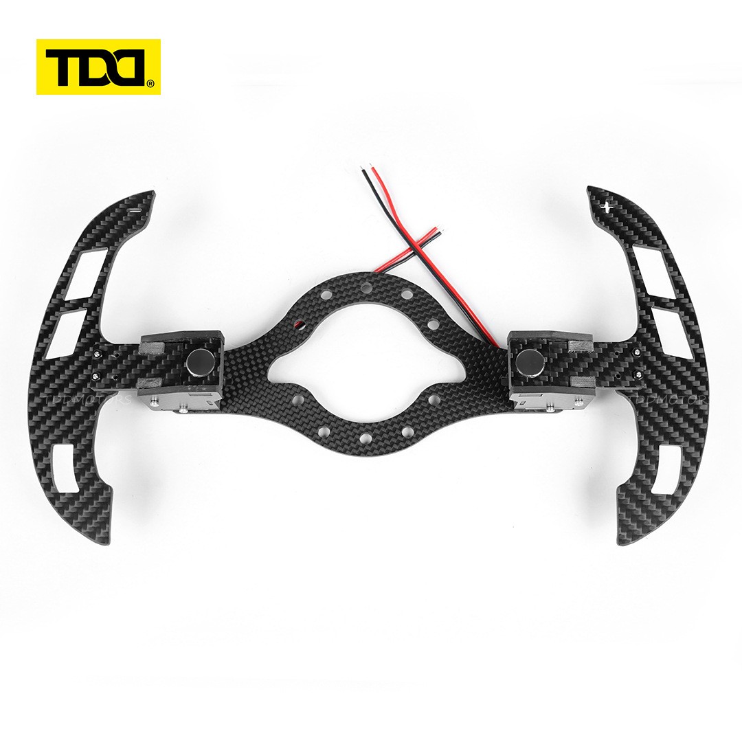 Carbon Fiber Magnetic Paddle Shifter Universal Racing SteeringWheelShift Paddles