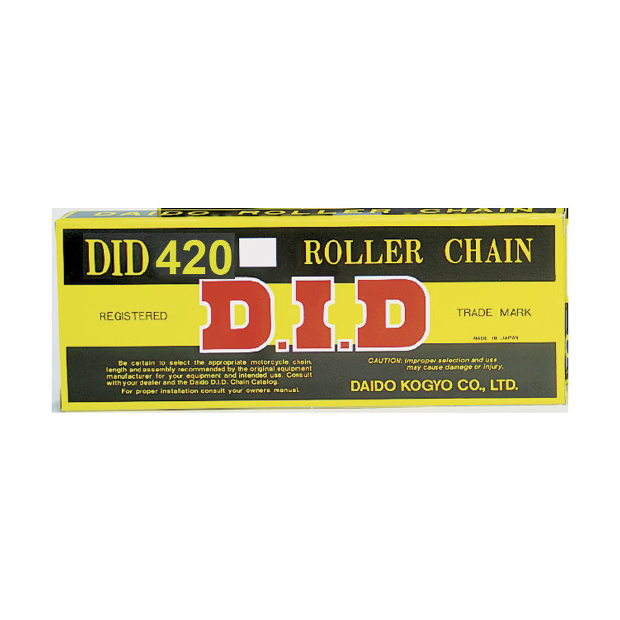 DID 420 Standard Chain - Natural, 126 Links 420X126RB