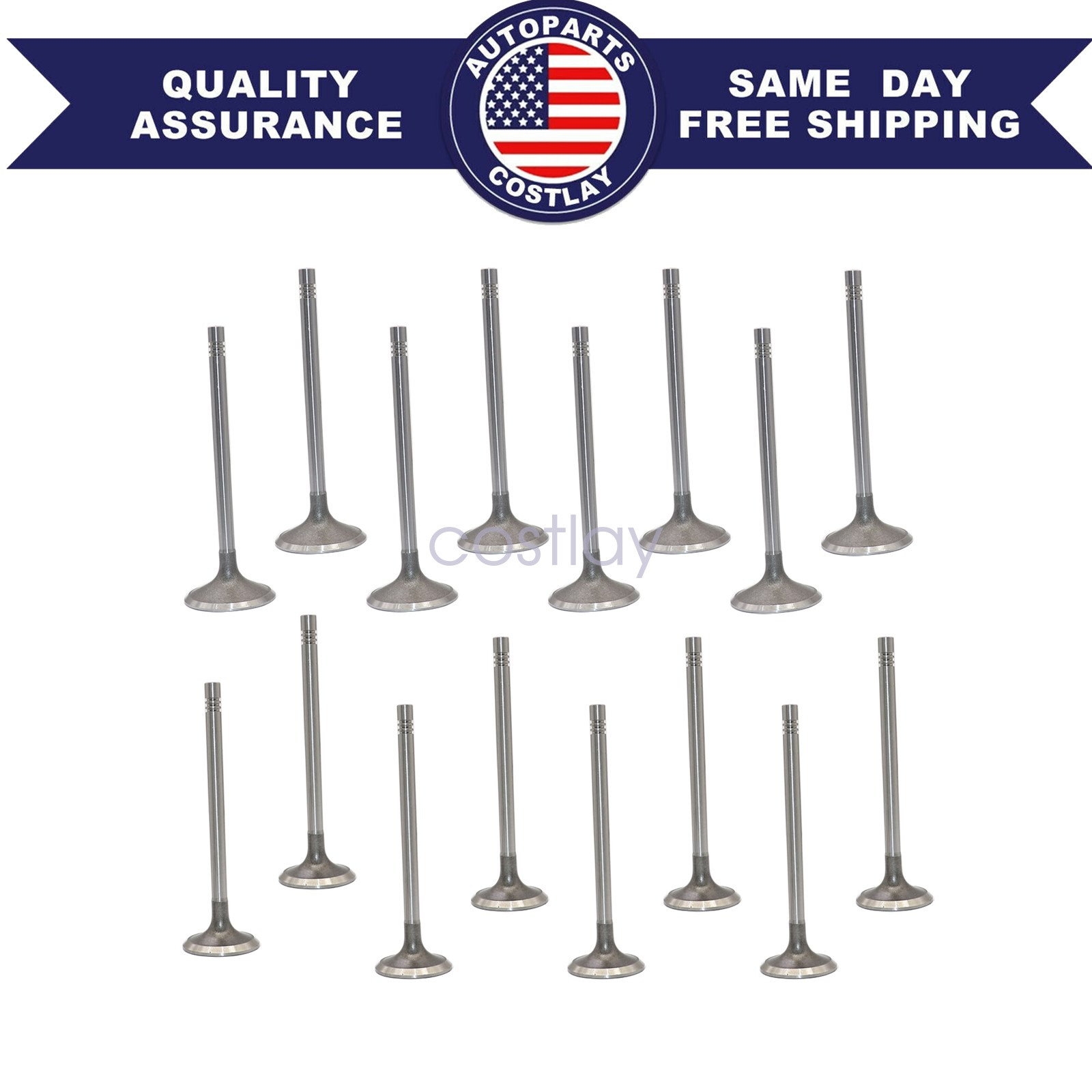 16Pcs Intake & Exhaust Valves Set For CHEVROLET EQUINOX 2.4L 2012-2017