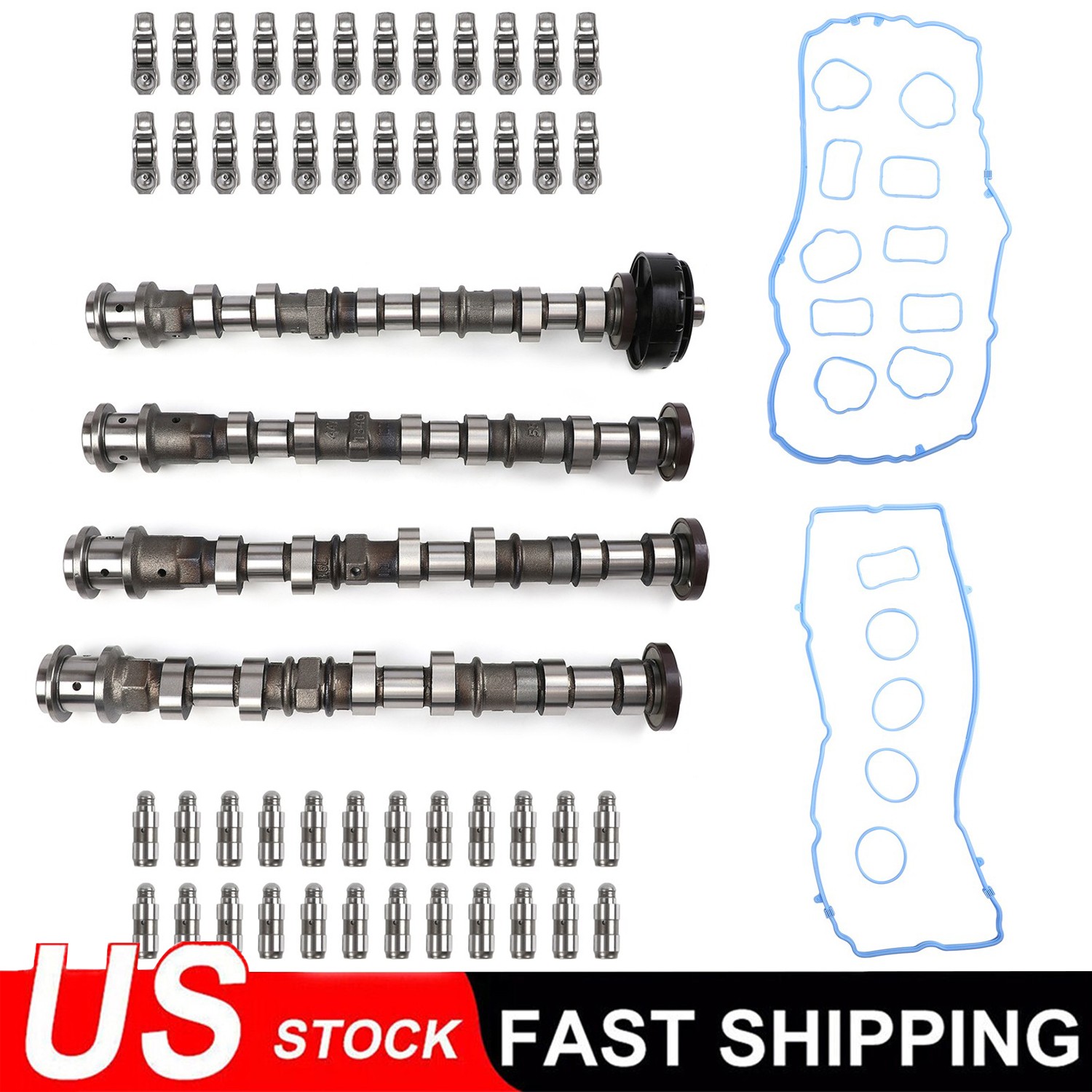 FOR 11-16 Chrysler Dodge Ram 3.6L V6 Pentastar Camshafts Rockers Lifters Kit US