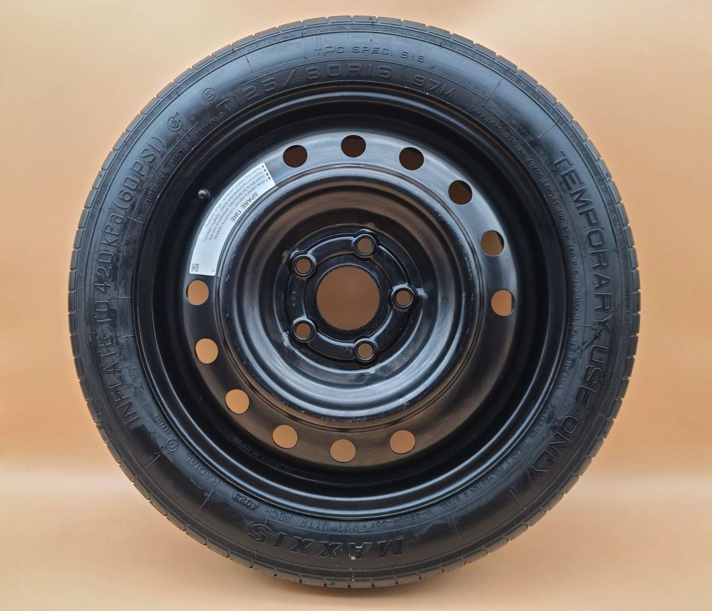 Spare Tire Fits 2016 - 2025 Honda Civic OEM Genuine Donut. Spare Tire Fits 2016 - 2025 Honda Civic OEM Genuine Donut.