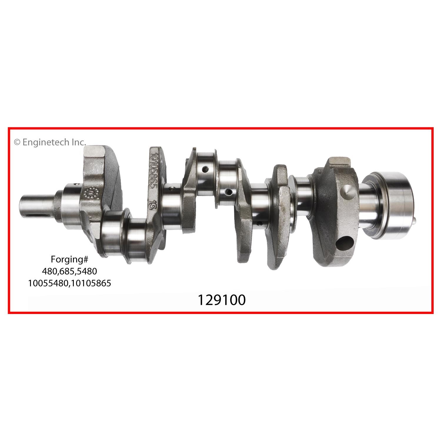 Crankshaft Kit w/ Bearings for 1992-1999 GM Chevy 4.3L 262 OHV V6