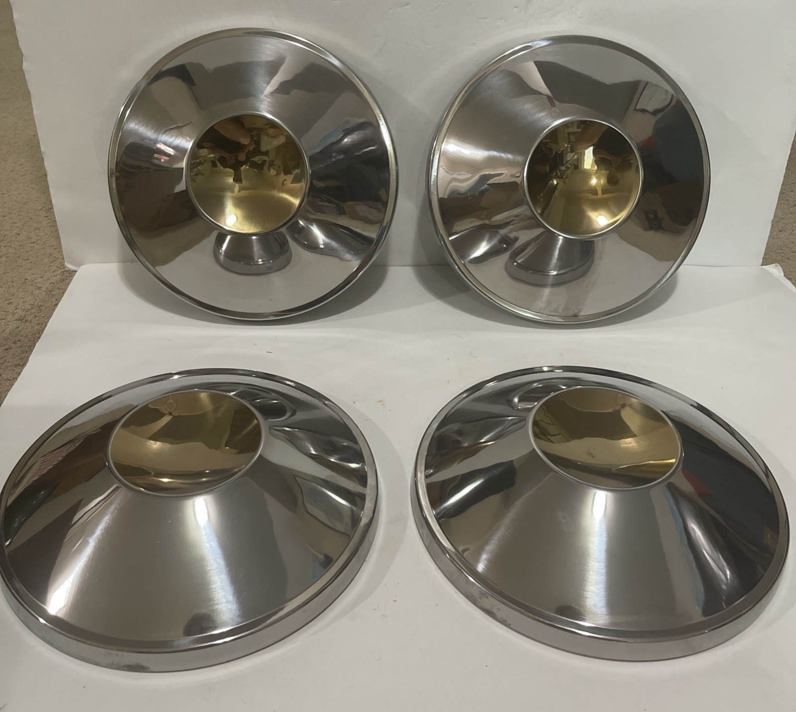 4 Studebaker Hub Caps 1953 1954 1955 - New in Open Packaging