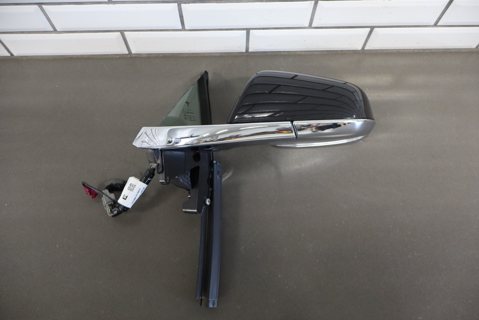 2012-2020 Tesla Model S Left Driver Mirror Black PBSB Power Heat