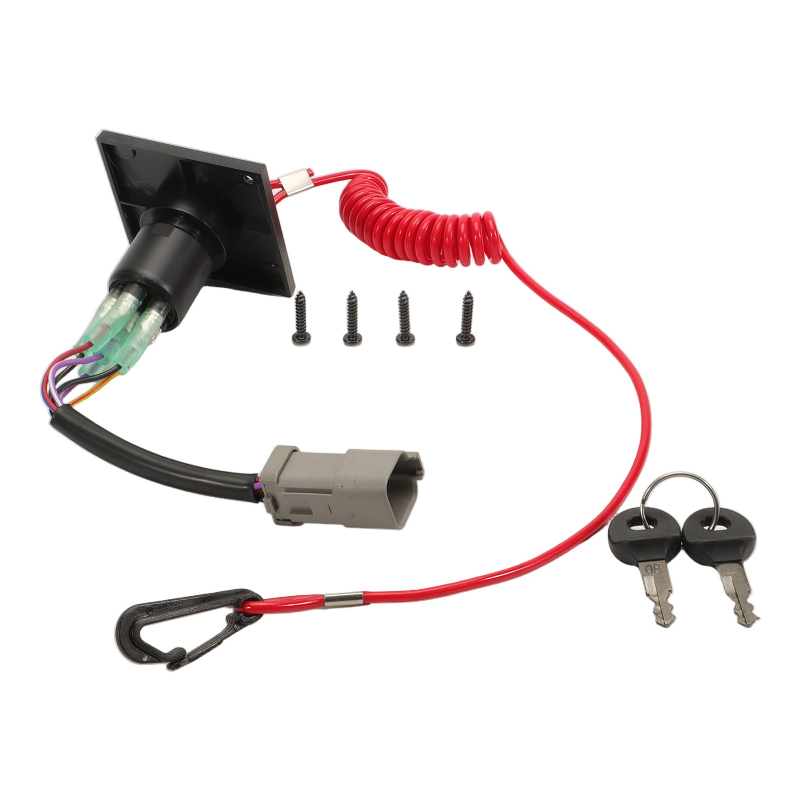 For Evinrude BRP Johnson OMC Outboard Ignition Safety Cut Off Key Switch 0176408