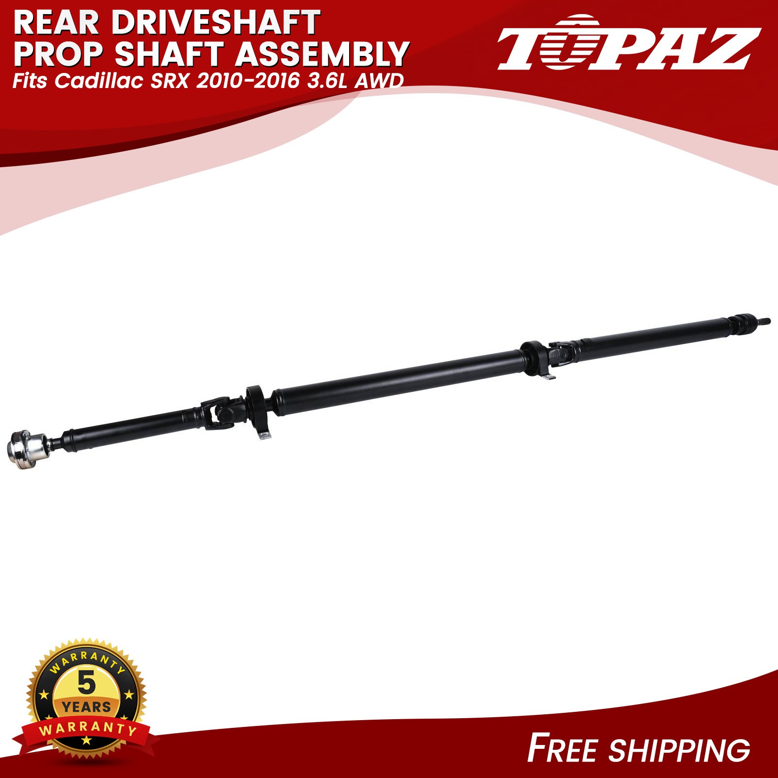 Rear Driveshaft Prop Shaft Assembly For Cadillac SRX 2010-2016 3.6L AWD 22885388