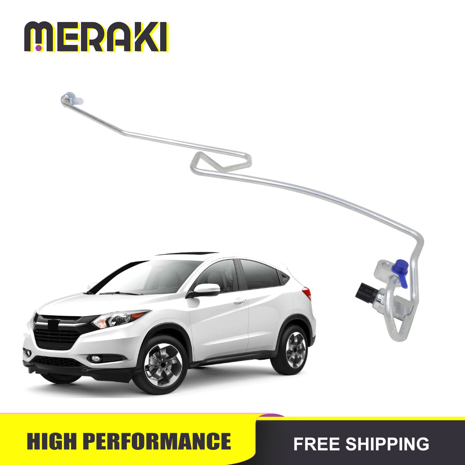 Front AC Condenser High Line For 2016-2018 Honda HR-V 80341-T7W-A01 80341T7WA01