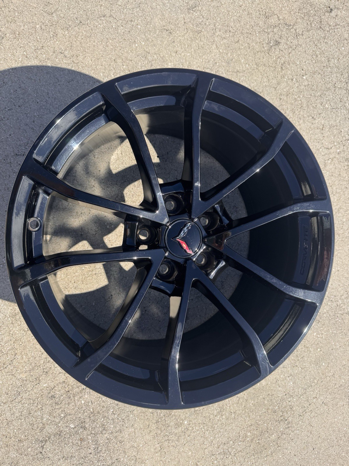 Used like new 2017-19 OEM CORVETTE C7 GRAND SPORT FRONT WHEEL/RIM 19X10 Used like new 2017-19 OEM CORVETTE C7 GRAND SPORT FRONT WHEEL/RIM 19X10