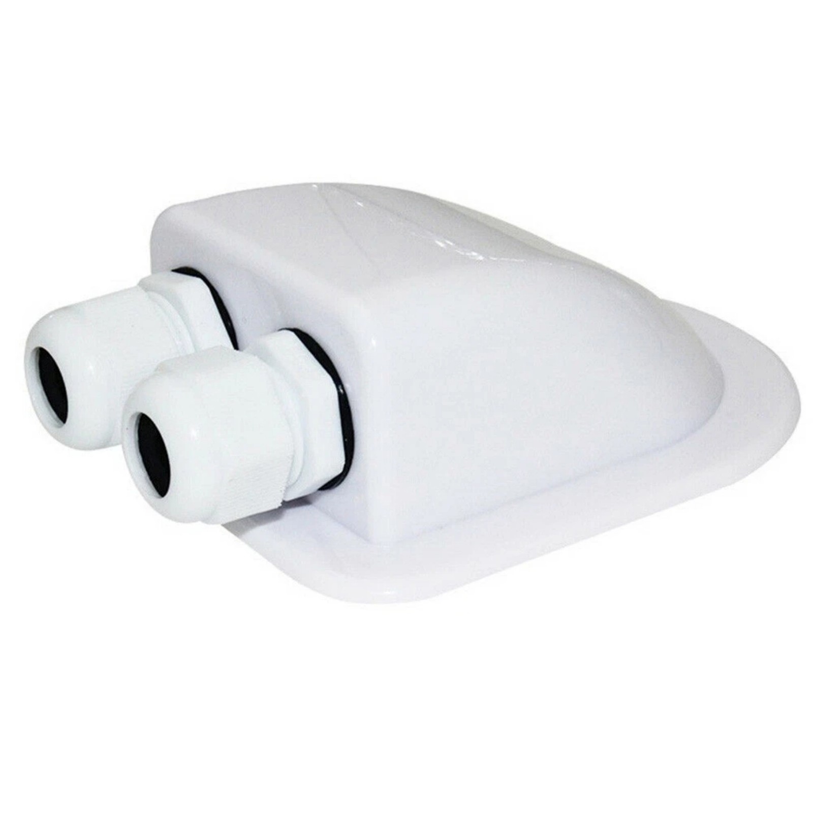 1PC Waterproof Cable Pass-Through Box for RV Caravan Boat Roof Solar Projects