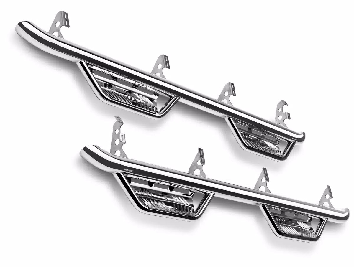 N-Fab Stainless Steel Cab Length Podium Steps Fit 05-23 Tacoma Dbl Cab SALE
