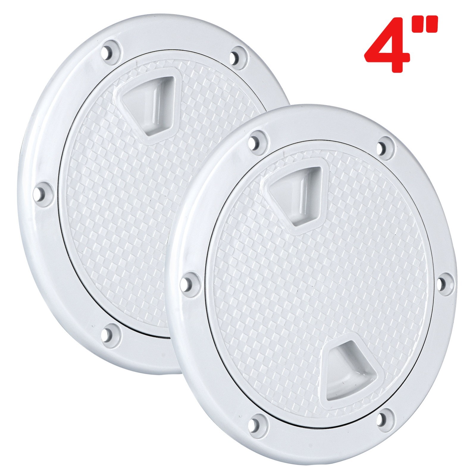 2pcs Boat Round Hatch Cover White 4