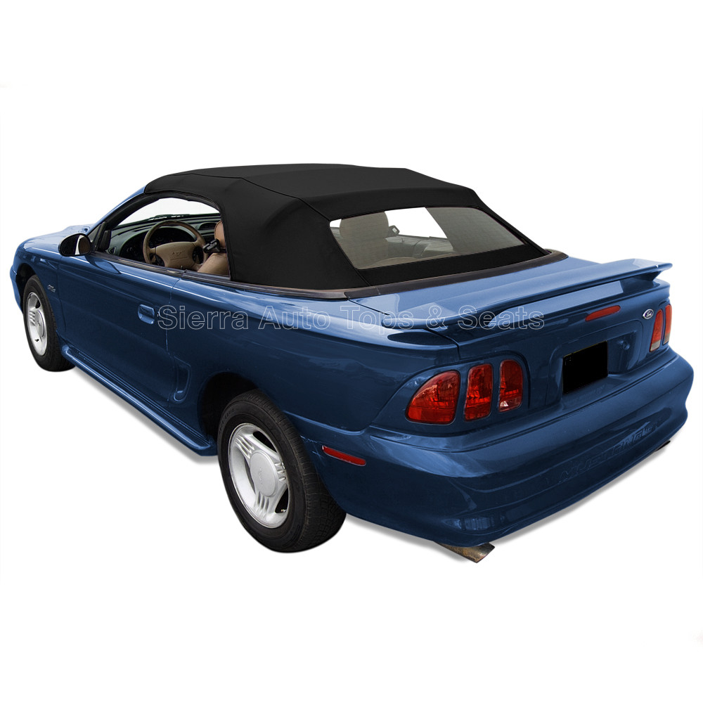 Ford Mustang Convertible Top 1994-2004 GT SVT Cobra Heated Glass Sailcloth Black