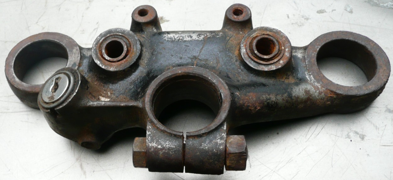 1967 to 1969 Triumph 650 Upper Triple Tree 1967 to 1969 Triumph 650 Upper Triple Tree