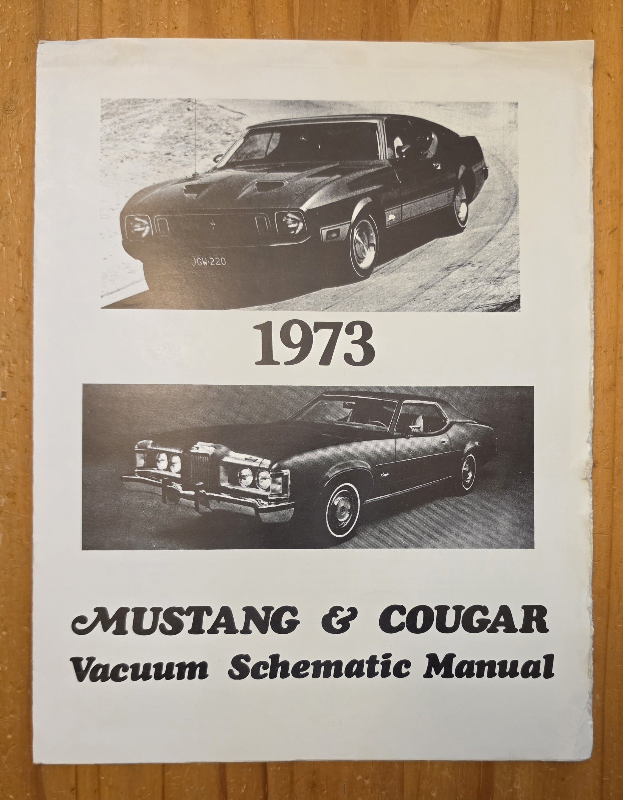 1973 Ford Mustang & Mercury Cougar Vacuum Schematic Manual - Jim Osborn 1973 Ford Mustang & Mercury Cougar Vacuum Schematic Manual - Jim Osborn
