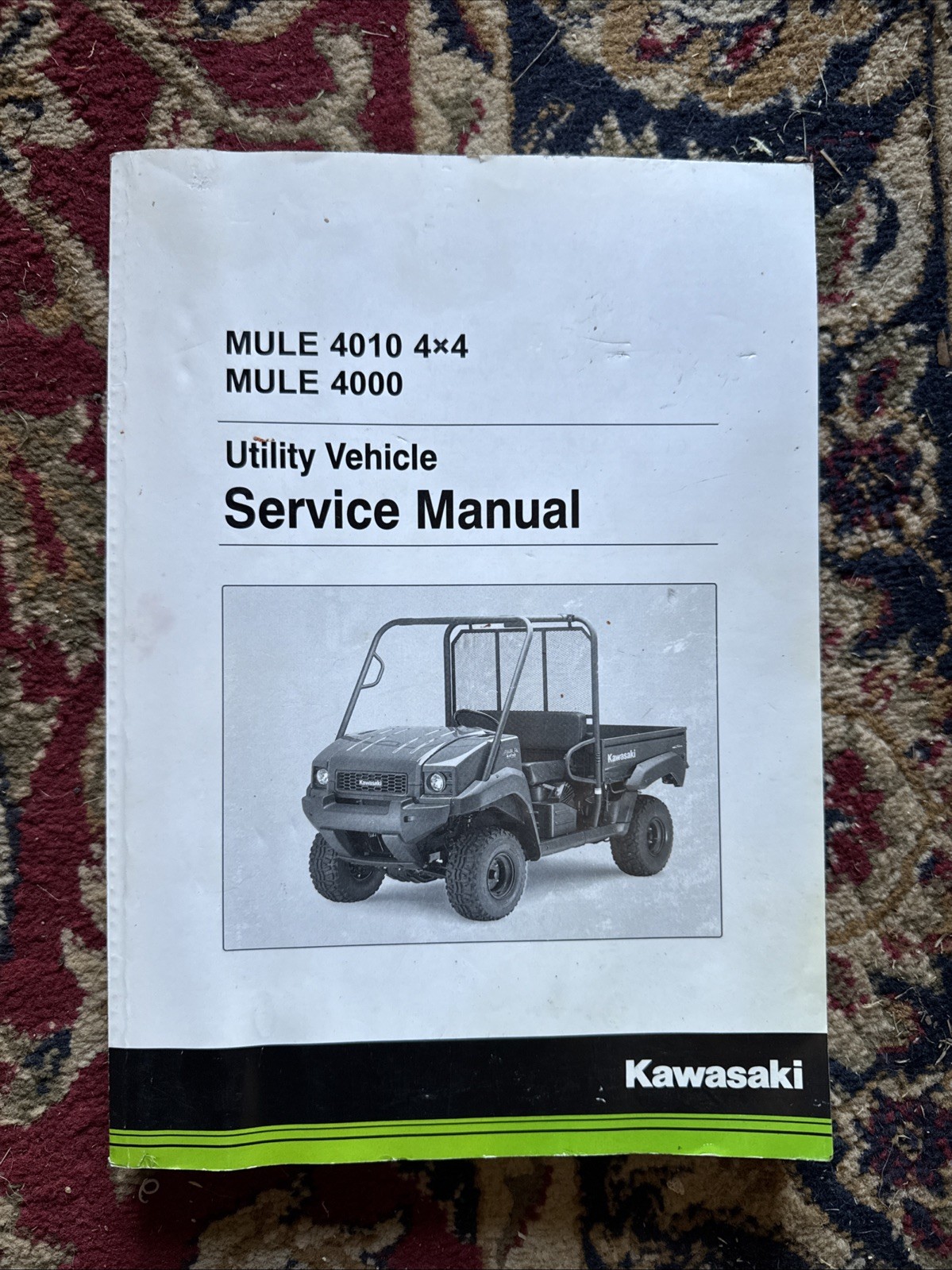 Kawasaki Mule 4010/4000 4x4 Utility Vehicle Service Manual 2009-2017