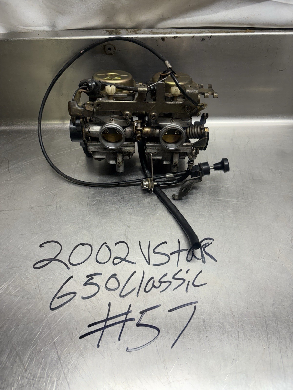 2002 98-03 Yamaha VSTAR 650 Classic XVS650 Carburetor Carb Intake 
