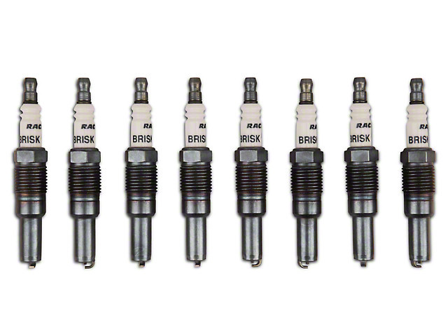 BRISK RACING 3VR14S SILVER TIP SPARK PLUGS 05-07 3V for FORD GT MUSTANG 450+HP 8