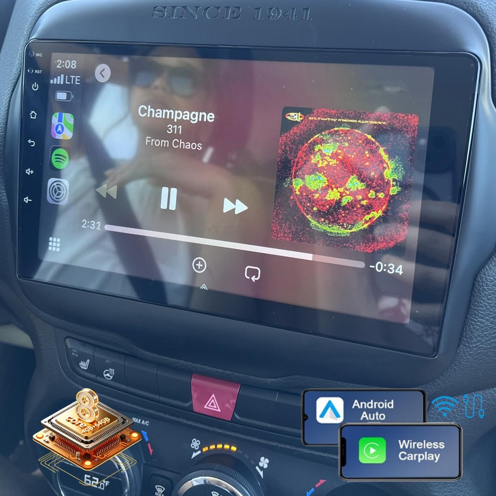 For 2015 2016 2017 2018 19-2021 Jeep Renegade Android15 CarPlay Stereo Radio GPS For 2015 2016 2017 2018 19-2021 Jeep Renegade Android15 CarPlay Stereo Radio GPS