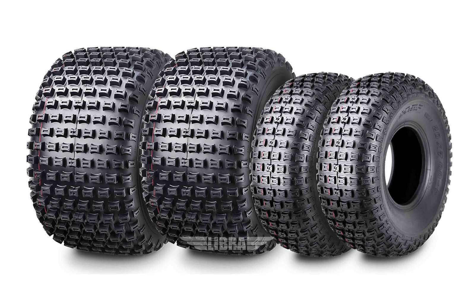 20x7-8 20x7x8 Front & 22x11-8 22x11x8 Rear ATV Tires Heavy Duty 4PR - Set 4 20x7-8 20x7x8 Front & 22x11-8 22x11x8 Rear ATV Tires Heavy Duty 4PR - Set 4