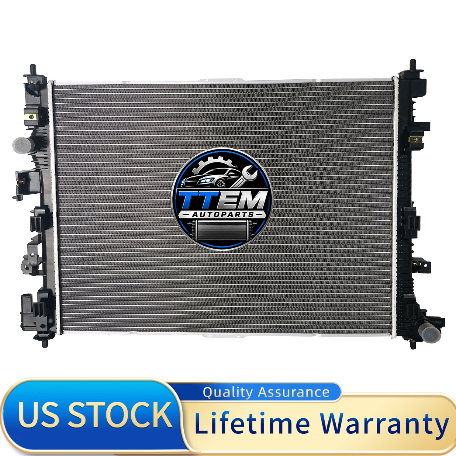 CU13682 Radiator For 2018-2022 Chevy Equinox GMC Terrain 1.5L 2.0L Turbo