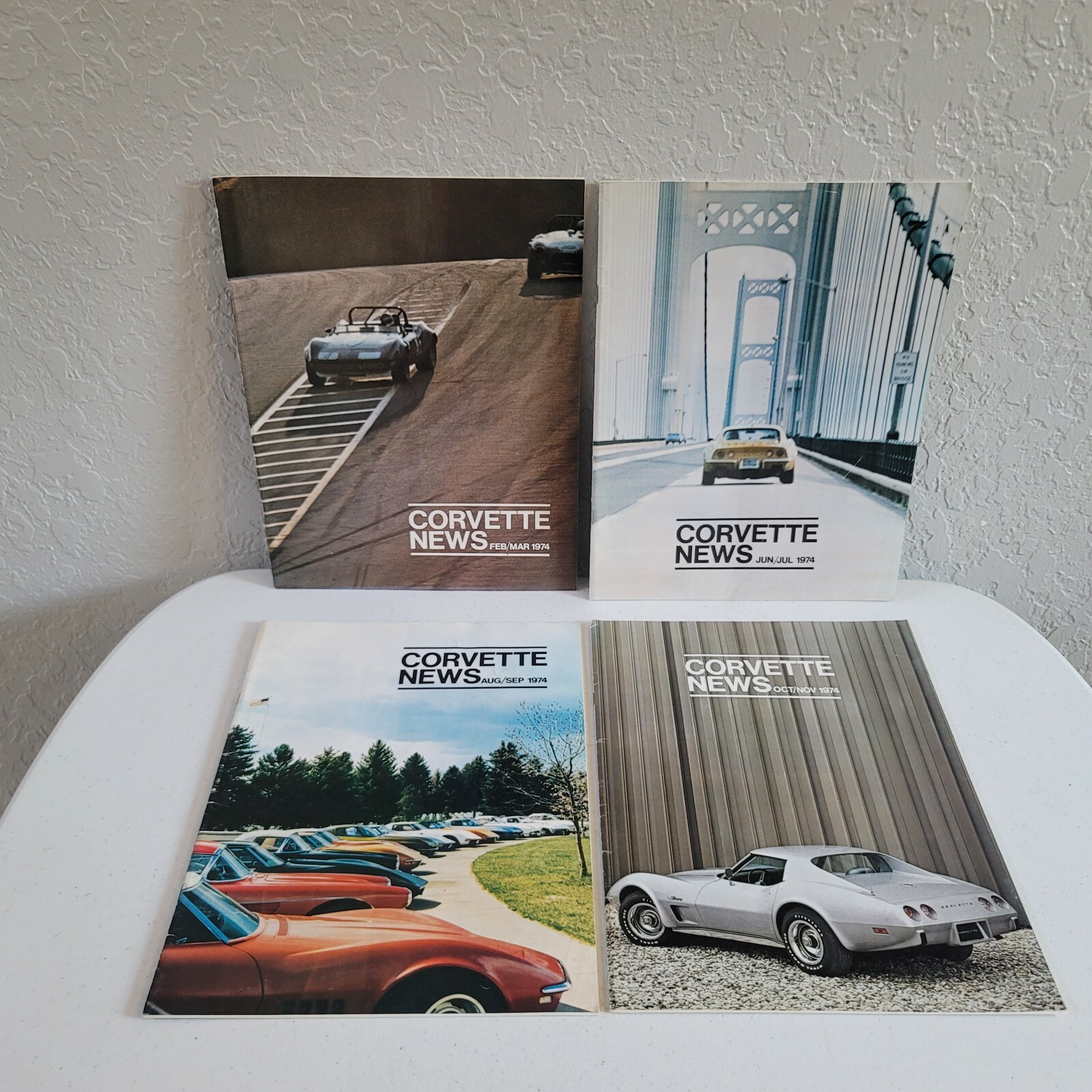 Corvette News, 1974, Feb/Mar, Jun/Jul, Aug/Sept, Oct/Nov