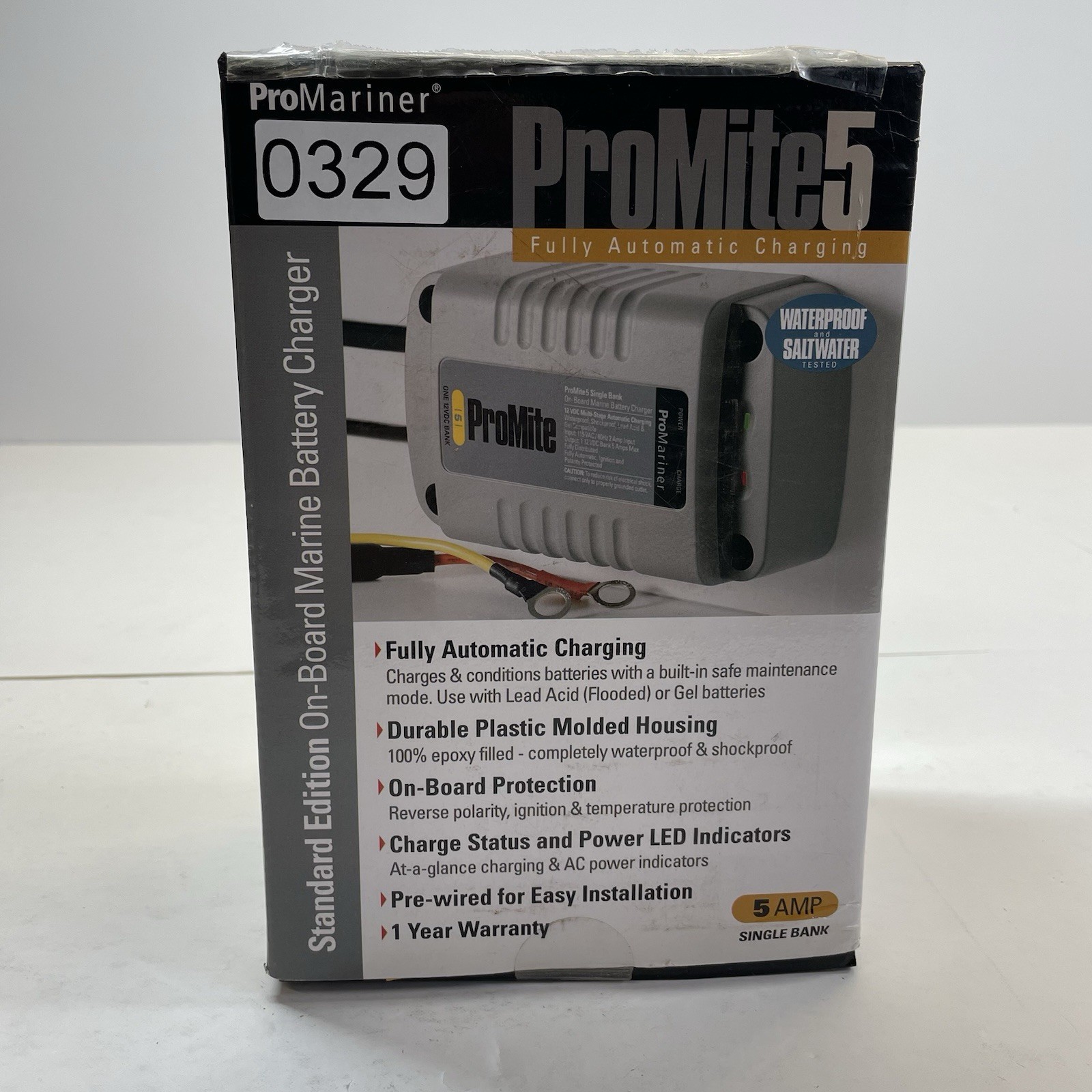 ProMariner ProMite5 A31305 Single Bank On-Board Marine Battery Charger 12v