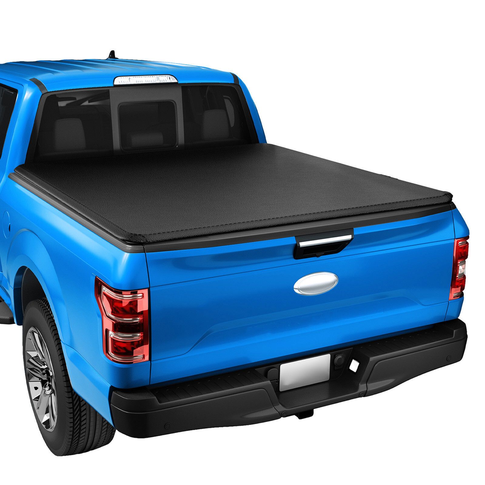 8ft Long Bed Soft Roll Up Tonneau Cover For Dodge Ram 1500 2500 3500 1994-2018