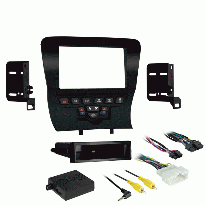 Metra 99-6514B DDIN Matte Black Stereo Dash Kit for 2011-2014 Dodge Charger Metra 99-6514B DDIN Matte Black Stereo Dash Kit for 2011-2014 Dodge Charger