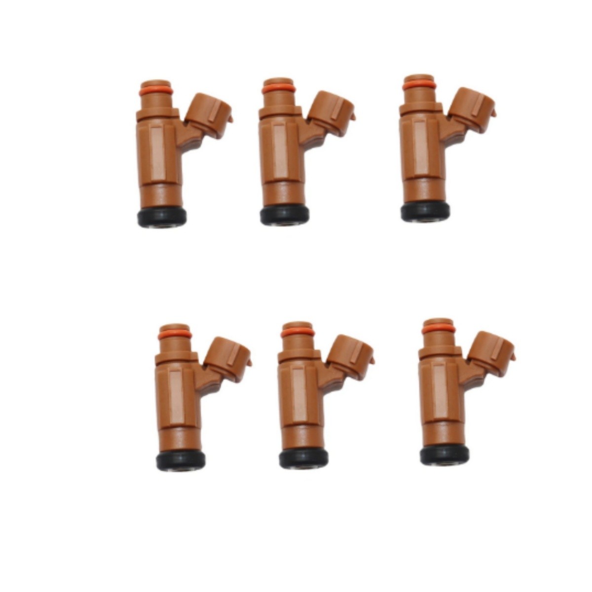 SET OF 6 OEM SUZUKI 15710-96J00 FUEL INJECTORS DF 150HP-300HP 2004-2020 UPGRADE