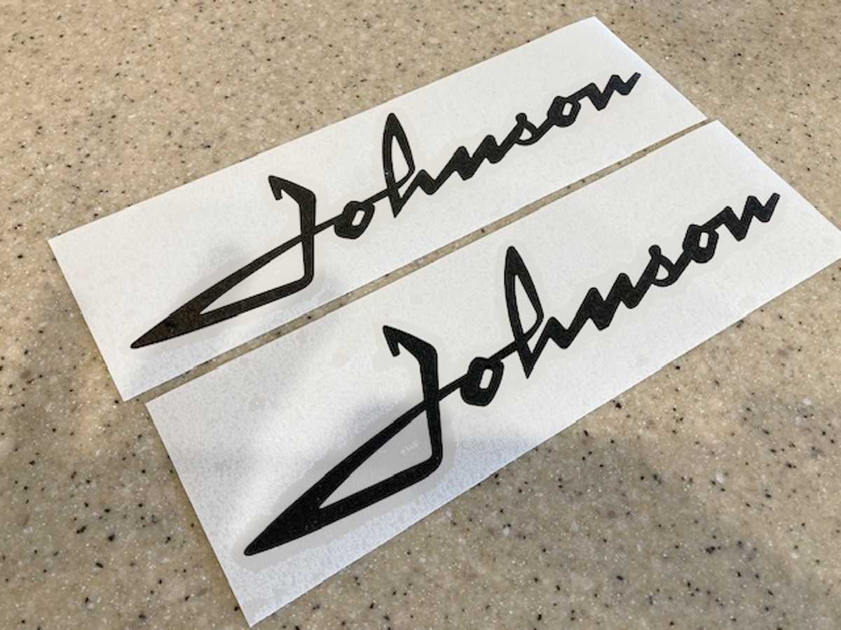 Johnson Vintage Motor Decals 9\ Johnson Vintage Motor Decals 9\