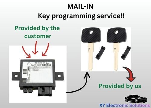 Chrysler Crossfire 2004-2008 MAIL-IN Key programming service