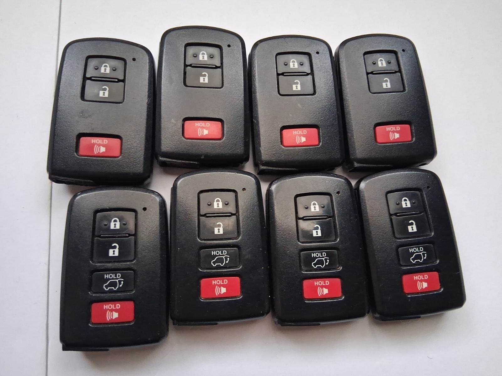 LOT OF 8 TOYOTA SMART KEY FOB 3-4BTN REMOTE FCC: HYQ14FBA miscellaneous LOT OF 8 TOYOTA SMART KEY FOB 3-4BTN REMOTE FCC: HYQ14FBA miscellaneous