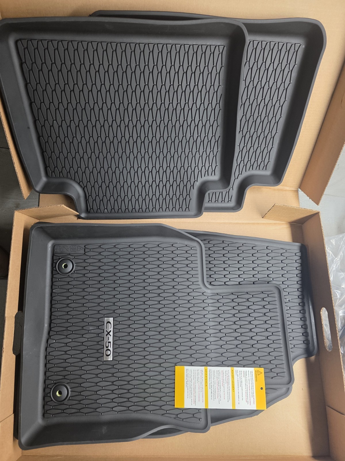 Brand New 2023-2026 OEM MAZDA cx-50 All Weather Mat Kit (set of 4) VA40V0350 Brand New 2023-2026 OEM MAZDA cx-50 All Weather Mat Kit (set of 4) VA40V0350