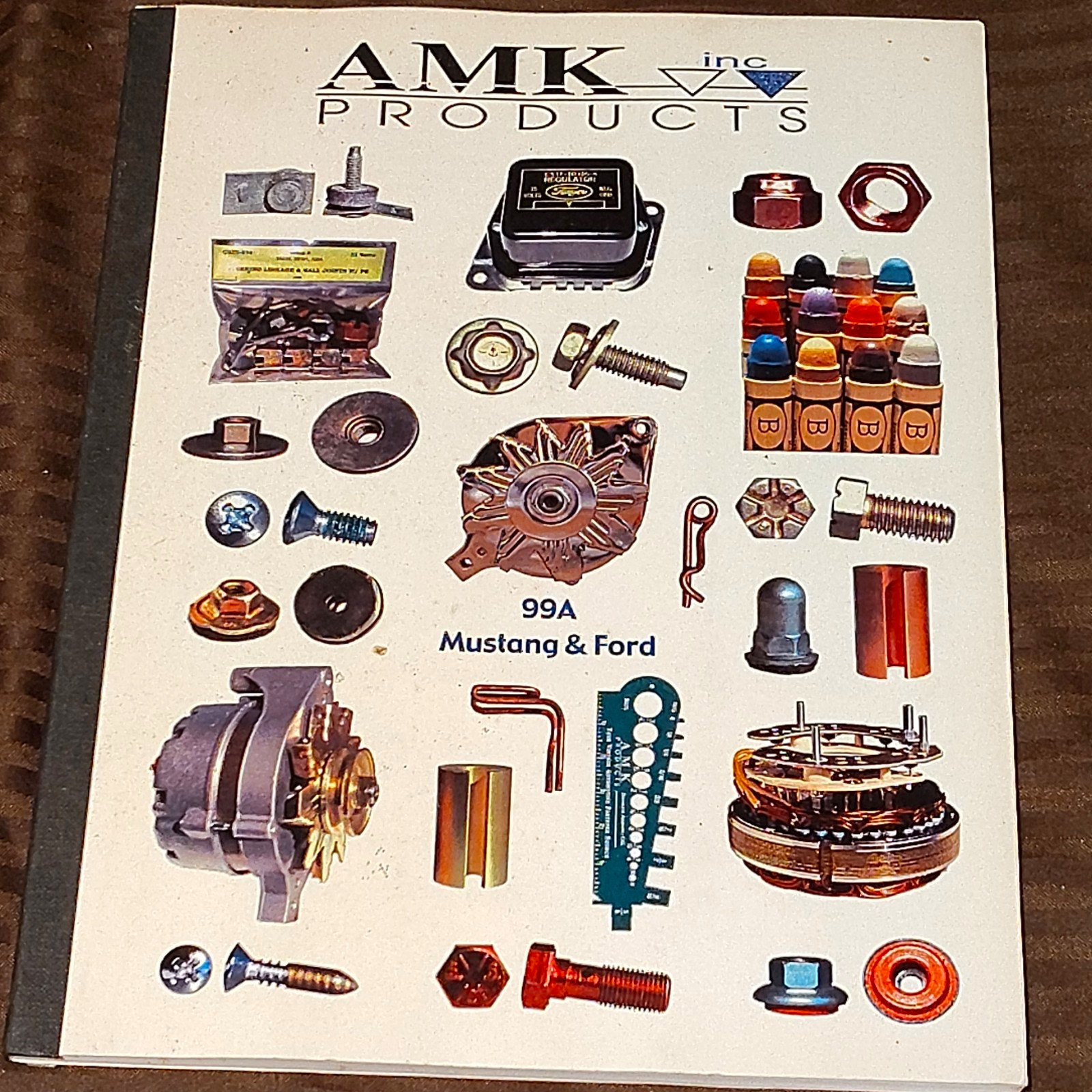 AMK Products 99A Mustang And Ford Parts Catalog Excellent Shape AMK Products 99A Mustang And Ford Parts Catalog Excellent Shape