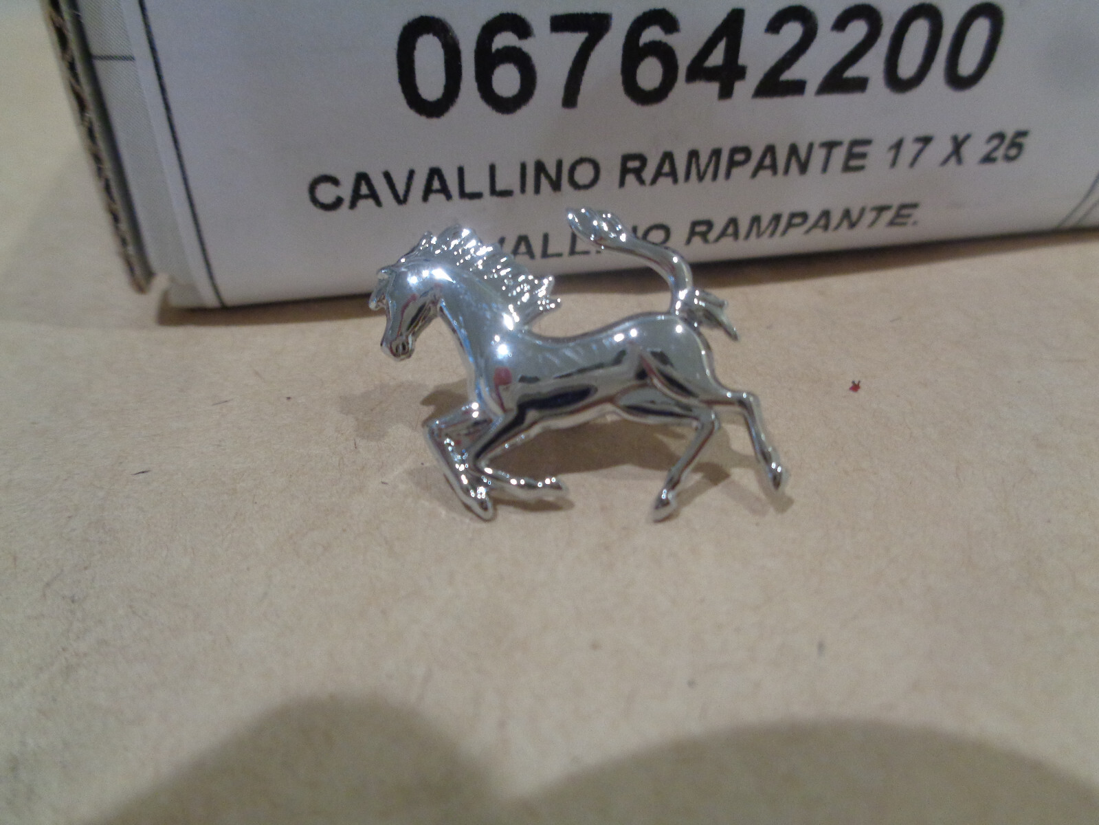 Ferrari 360 Challenge Stradale Small Prancing Horse For Fuel Door P/N 67642200 Ferrari 360 Challenge Stradale Small Prancing Horse For Fuel Door P/N 67642200
