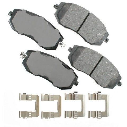 Akebono ACT1539 Akebono ProACT Ultra Premium Ceramic Disc Brake Pad Kit