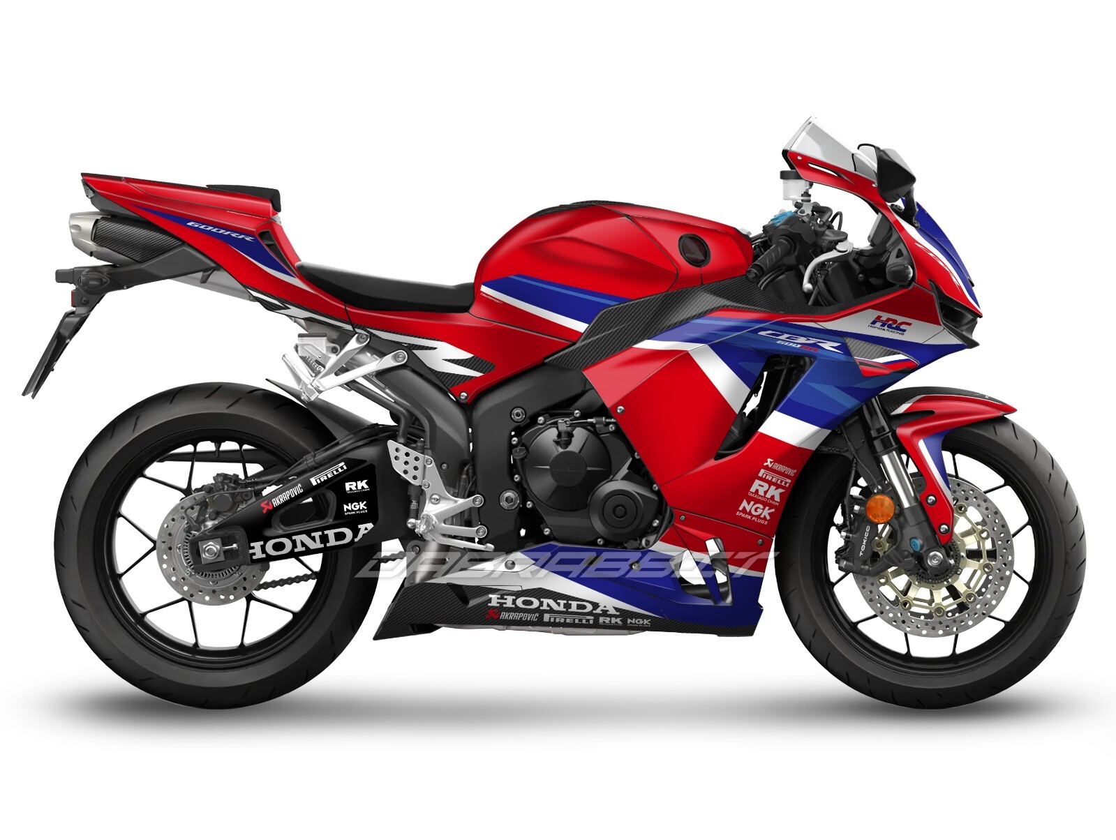 NEW Graphic kit for CBR600RR (2024~) Full Decal Sticker Kit (OG-RBL)