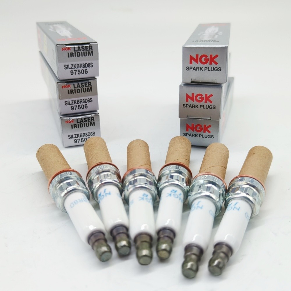 6x NGK Laser Iridium two step colder spark plugs for BMW N54 3.0L 135i 335i 535i