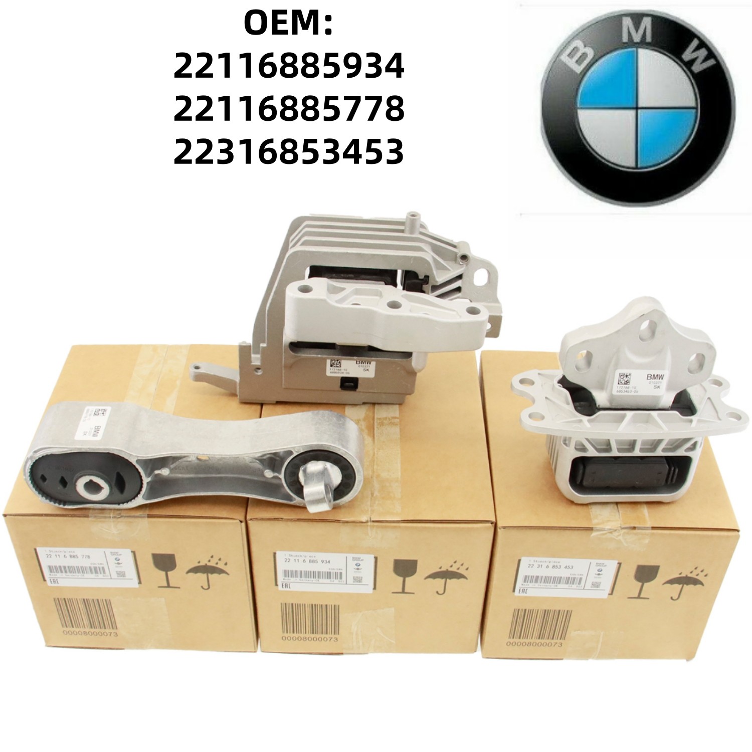 Genuine BMW Mini X1 X2 Cooper Engine Mount 22116885934 22316853453 22116885788
