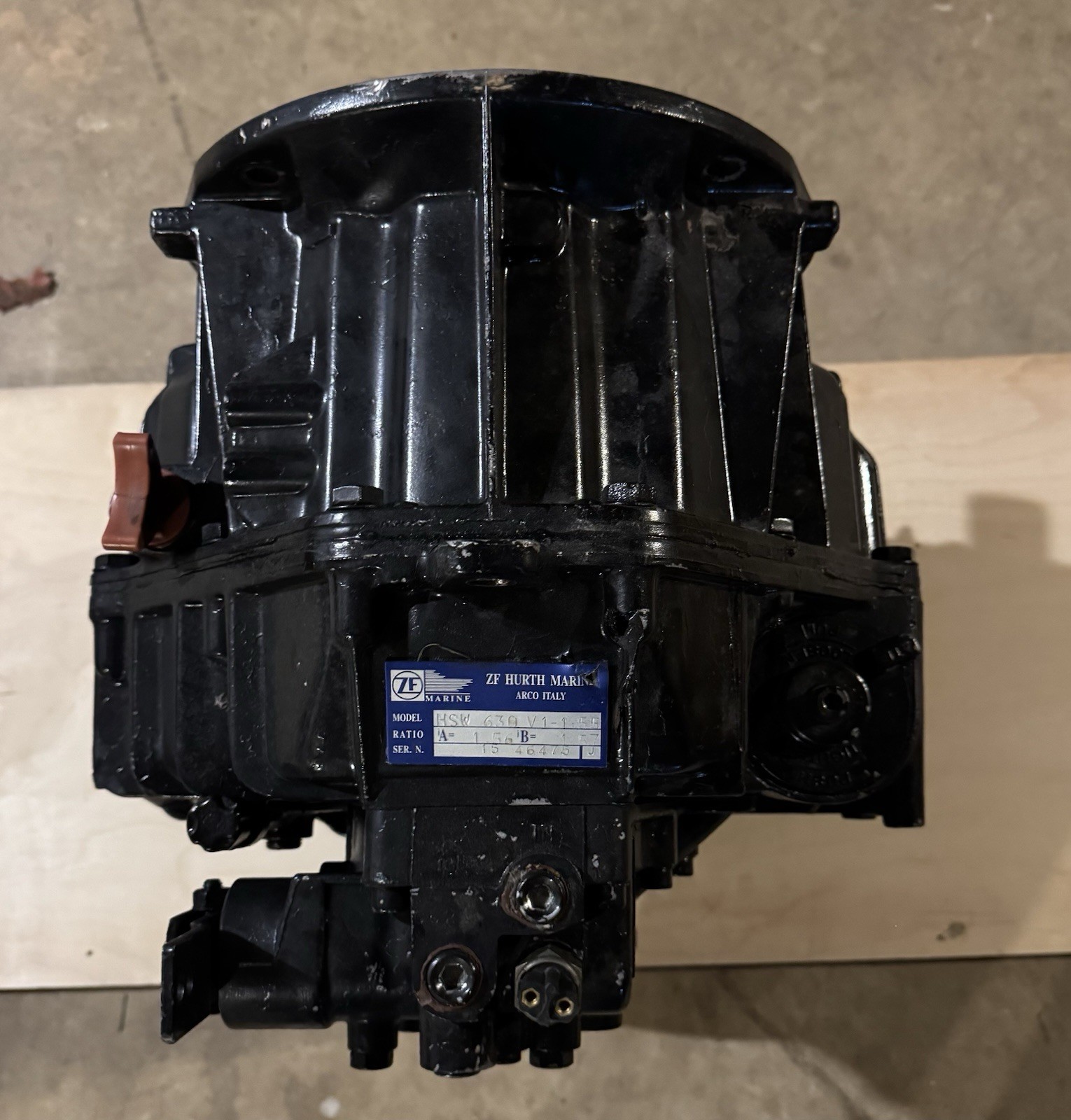 ZF Hurth 630V V-Drive 1:55:1 Ratio HSW630V ZF63V D  Marine Transmission