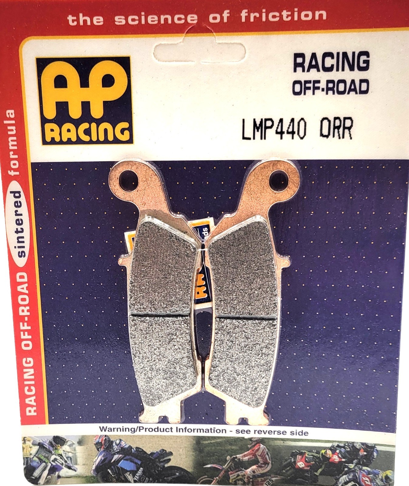 AP Hi-Perf Front Brake Pads Yamaha YZ450FX  WR450F '16-20  Match EBC FA450R