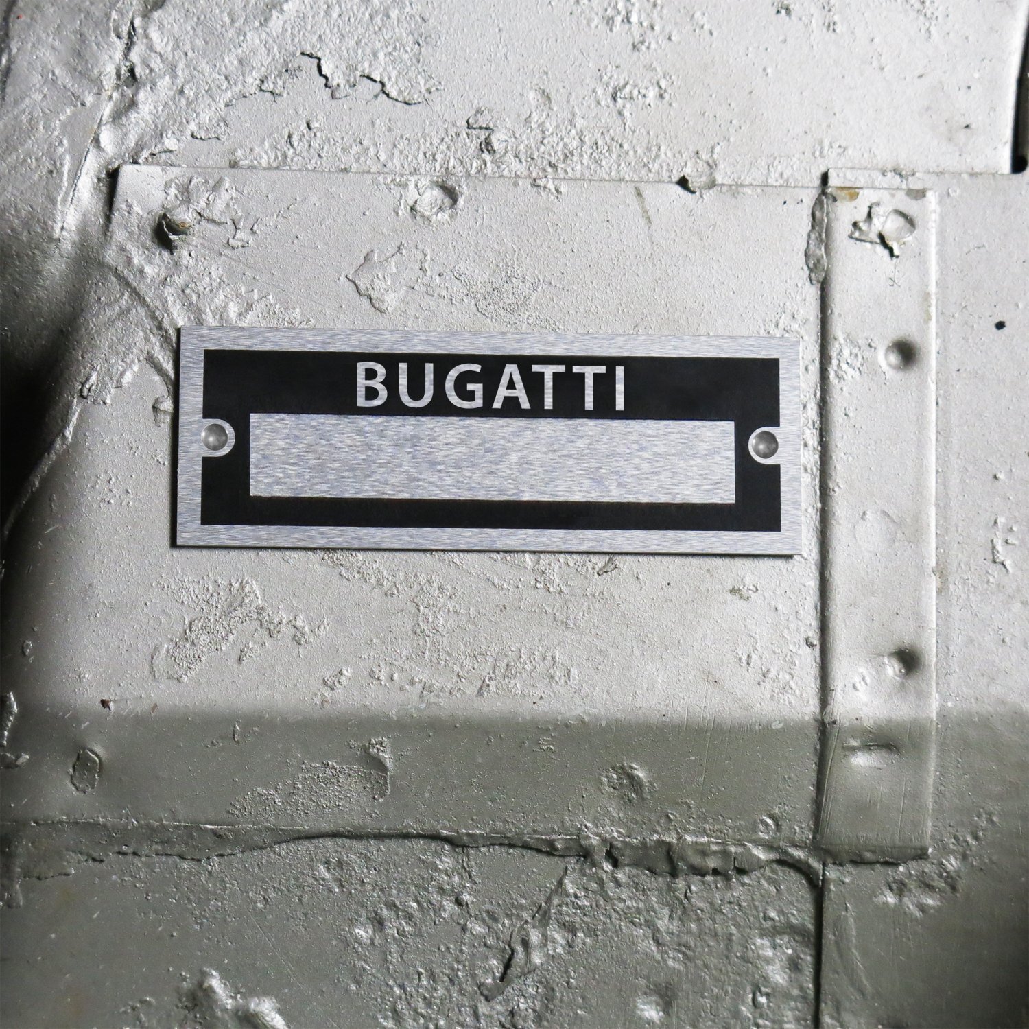Bugatti Identification Plate Dataplate Serial Number ID # data Tag Chiron EB110