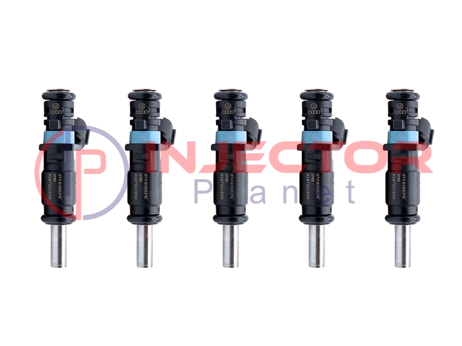 5x OEM Siemens Fuel Injectors VW Rabbit Golf Jetta Beetle Passat 2.5L 07K906031C