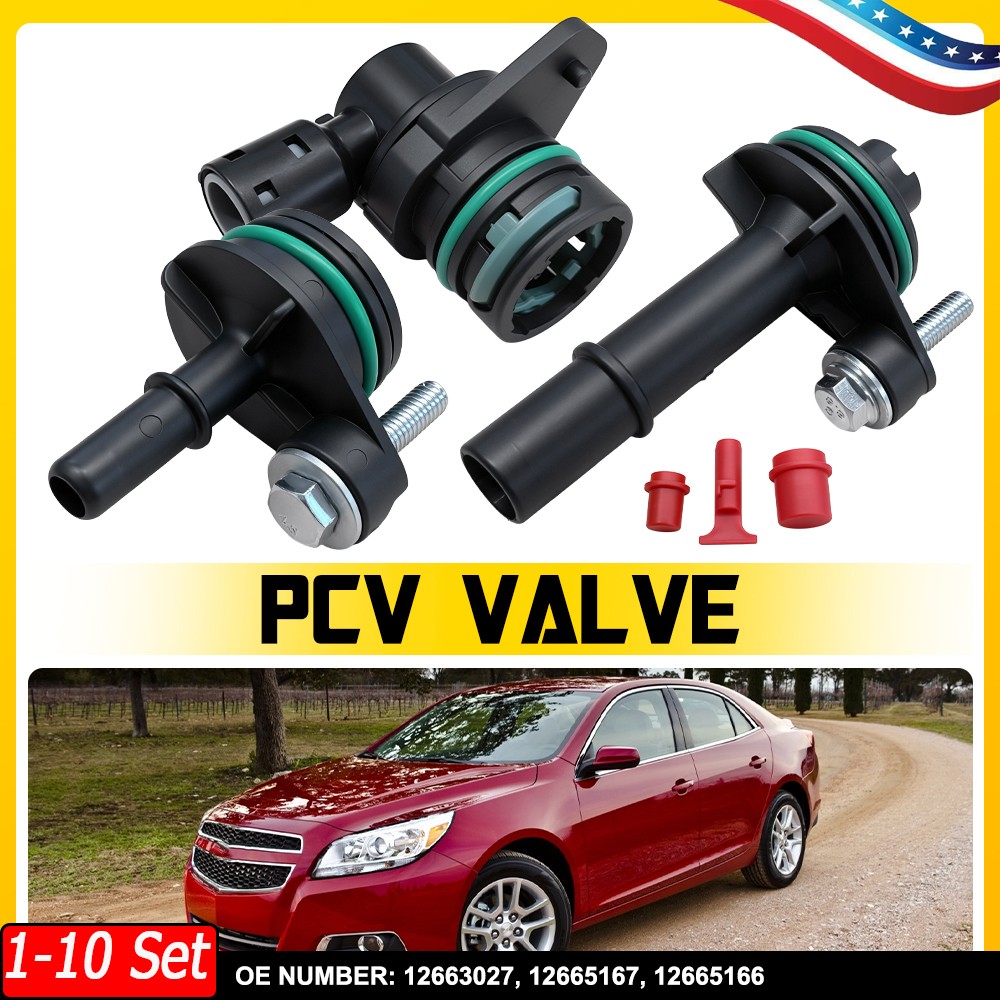 1-10x Heavy Duty PCV Valve Set For 13-21 Camaro Malibu 18-20 Equinox Traverse RS