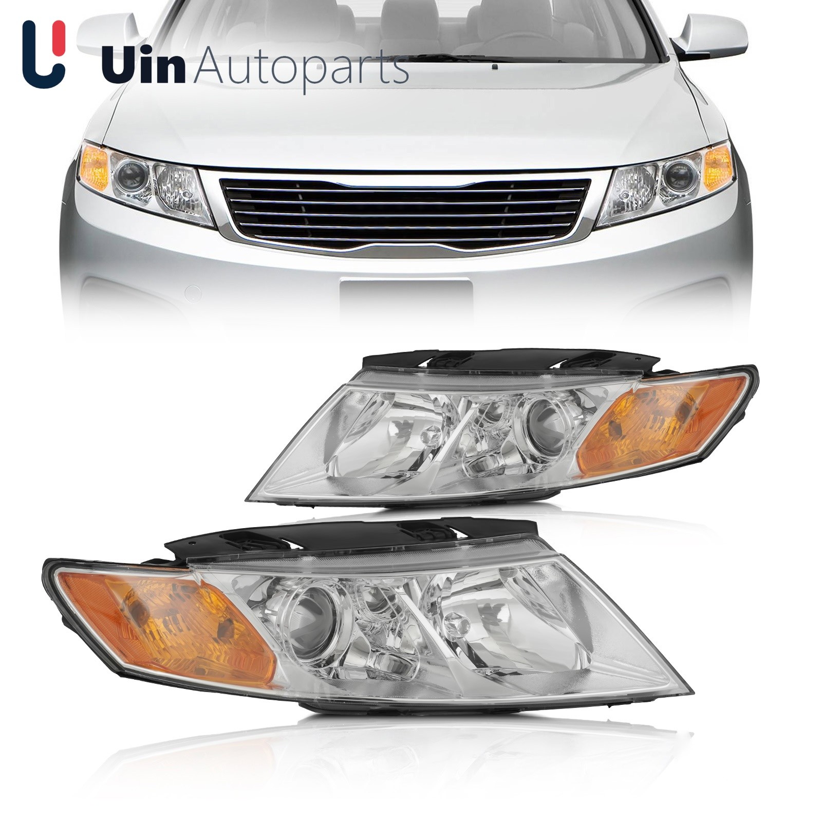 Pair Left&Right Headlights For 2009-2010 Kia Optima Magentis 921012G530 Pair Left&Right Headlights For 2009-2010 Kia Optima Magentis 921012G530