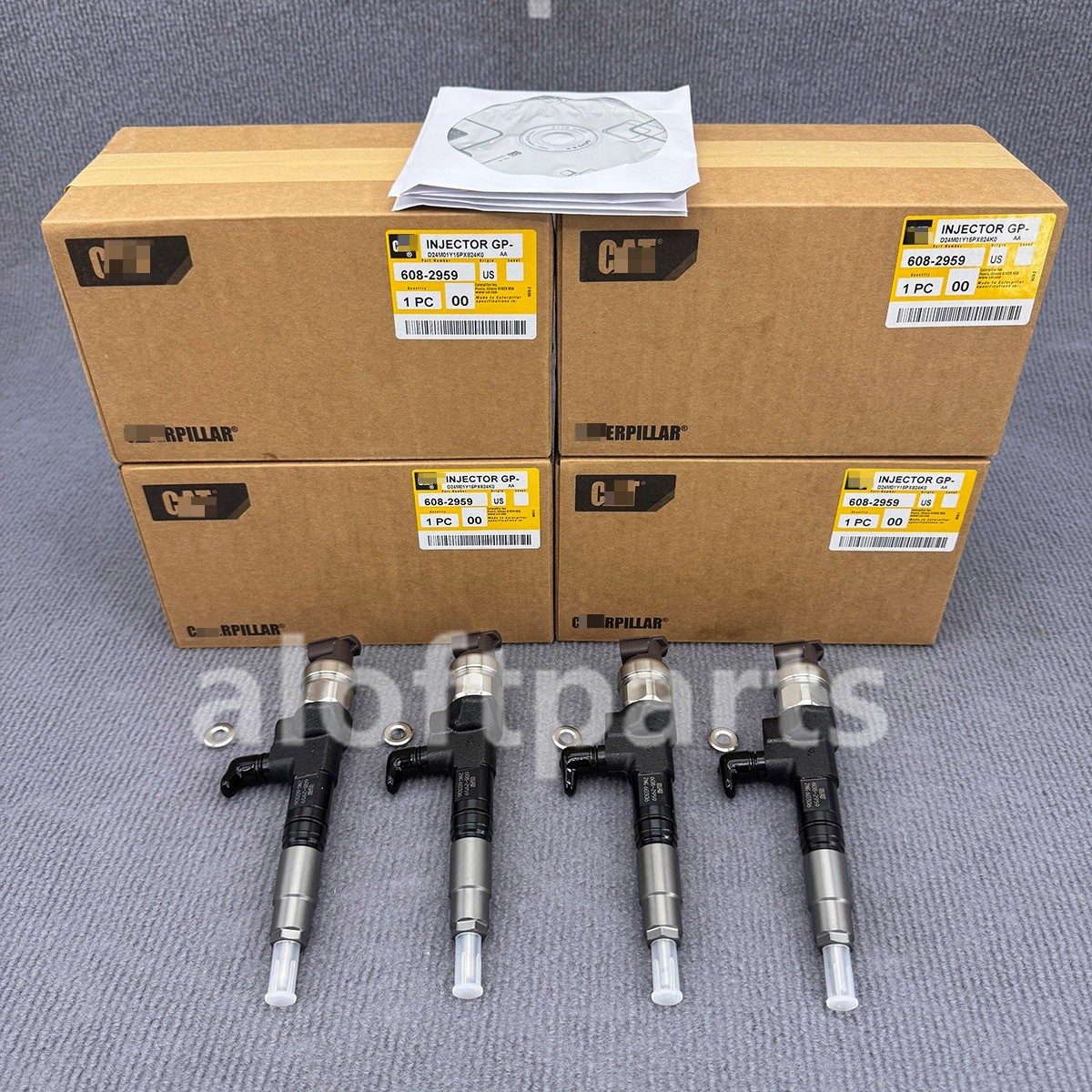 4Pcs New Fuel Injector for 608-2959 4361096 Caterpillar CAT Engine 308 308.5 309