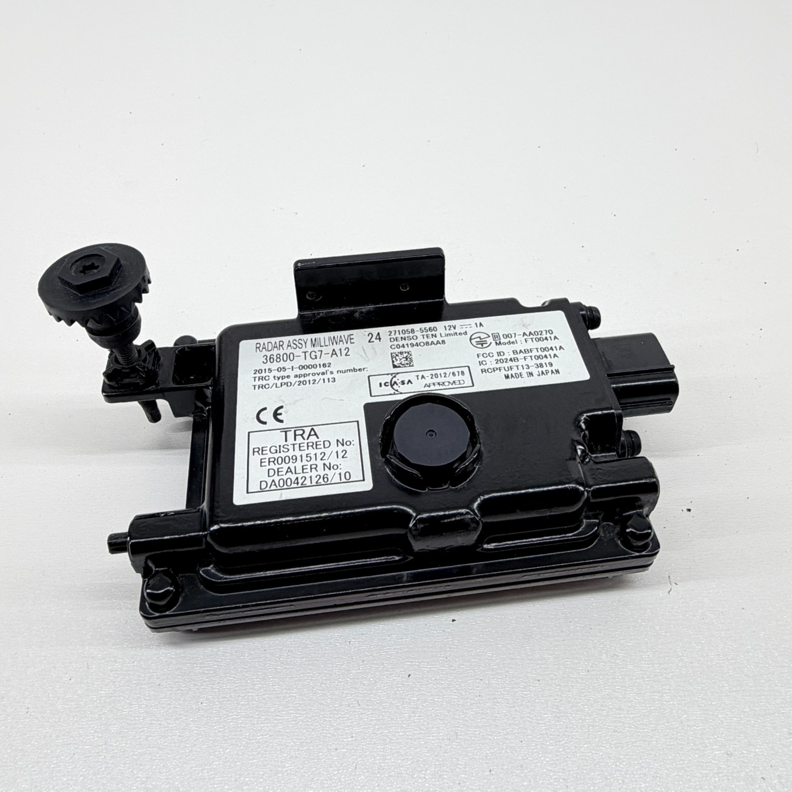2019-2021 HONDA PASSPORT CRUISE CONTROL DISTANCE SENSOR OEM 36800-TG7-A12 2019-2021 HONDA PASSPORT CRUISE CONTROL DISTANCE SENSOR OEM 36800-TG7-A12